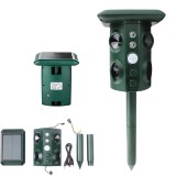 Cumpara ieftin Aparat Multifunctional Solar BIRAI 700m&sup2; Anti Daunatori Ultrasunete Vibratii 360&deg; Verde Inchis ABS