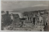 Carte postala, Taormina, Teatro Greco e veduta dell Etna