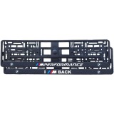 Set 2 bucati suport numar inmatriculare personalizat BMW MPerformance