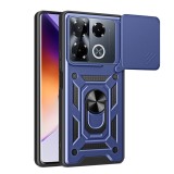 Husa pentru infinix note 40 pro plus, slide si snap privacy, camshield, blue