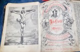 E489-IISUS HRISTOS si MARIA-ALBUM MARE VECHI ILUSTRAT 1865-IUBIREA SI SUFERRINTA