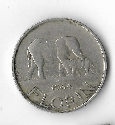 Moneda florin 1964 - Malawi