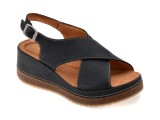 Cumpara ieftin Sandale CLARKS bleumarin, KASSSTE, din nabuc