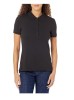 Tricou polo cu maneca scurta pentru femei Amazon Essentials, negru, XL - OUTLET