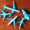 Cinci aeronave incomplete Discovery Lufthansa Globestar Australia Cathay Erlt K4 DIORAMA MACHETA FIGURINE ASAMBLARE HOBBY WWII