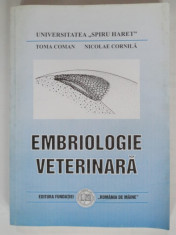 EMBRIOLOGIE VETERINARA - TOMA COMAN foto