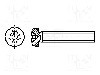 Surub M3, otel inoxidabil A2, 6mm, cap rotund, BOSSARD, 1489100