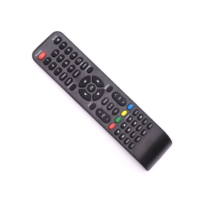 Telecomanda pentru TV, Compatibila Vortex, LCD, VLED-24-32-40, PentZone, Neagra