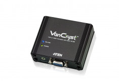 CABLU video ATEN, cablu or adaptor video, VGA (M) | Jack 3.5mm (M) la HDMI (M), foto