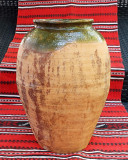 Amfora fara toarte 1 - vas mare traditional 8 litri din ceramica, 32cm inaltime