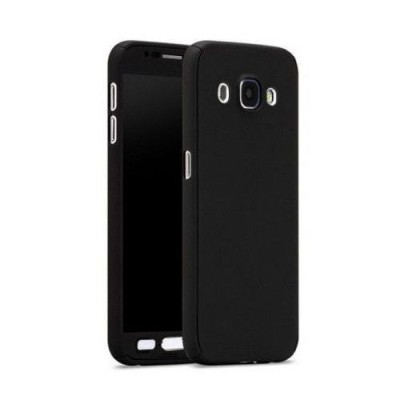 Husa FullBody MyStyle Black pentru Samsung Galaxy J3 2017 acoperire completa 360 grade cu folie de protectie gratis foto