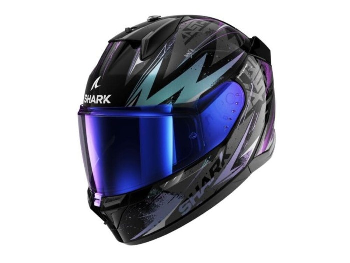 Casca integrala Shark D-Skwal 3 Blast-R negru/gri/mov marime M