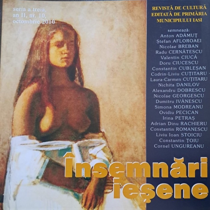 colectiv - Insemnari iesene. Seria a treia. An.II, Nr.10, Octombrie