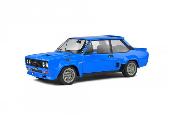 Macheta auto Fiat 131 Abarth blue 1980, 1:18 Solido