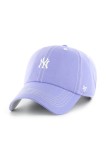 47 brand șapcă de baseball din bumbac MLB New York Yankees culoarea violet, uni, B-CSBCU17GWS-LV