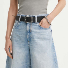 G-Star Raw pantaloni scurti jeans femei, neted, high waist, D24370-D436
