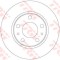 Disc frana IVECO DAILY III platou / sasiu (1999 - 2006) TRW DF6412