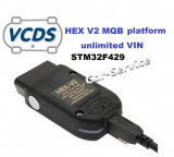 Vagcom Hex V2, ARM STM32F429, VCDS 23.11 Engleza Romana, update online