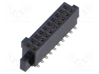 Conector PCB-PCB mamă PIN 20 1,27mm SFM aurit SMT 3,7A - SAMTEC foto