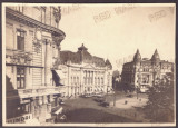 2224 - BUCURESTI tramway, car, Royal Palace Square 16/11 cm - old photocard 1931