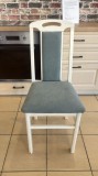 SCAUN COLOR 7 ALB TAPITERIE VERDE MENTA