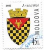 Moldova (9) - Steme ale localitatilor, 2022 - 45 Lei, obliterata, Stampilat