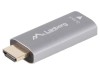 Adaptor LANBERG DisplayPort la HDMI și USB-C, negru