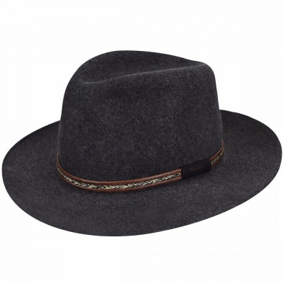 Palarie Bailey of Hollywood Rhode Fedora Black Mix (S)- Cod 9897651434 foto