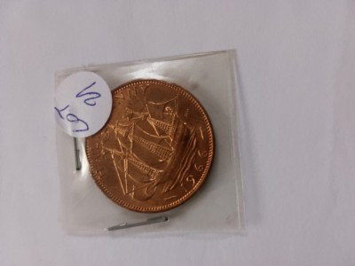 Half penny 1966 foto