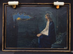 Lot de 2 lămpi pentru tablouri - lampă cu clemă - lampă veche - alamă Art Deco