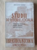 Constantin Giurescu - Studii de istorie socială. Vechimea rum&acirc;niei. Despre rum&acirc;ni. Despre boieri