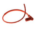 Fisa bujie, unghi: 90&deg;, filet bujie: 10/12/14mm, conexiune: SAE nut, carcasa: cauciuc, spark plug cap colour: red, wire colour: red, coil wire length:, NGK