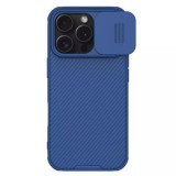Cumpara ieftin Husa Nillkin compatibila cu iPhone 15, CamShield Pro, TPU, Albastru