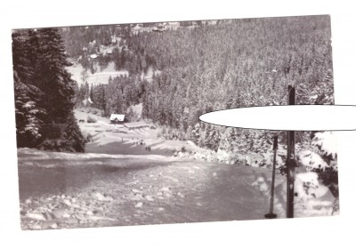 CP Predeal - Partia de schi de la Clabucet, RPR, circulata 1964, stare buna foto