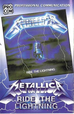 Casetă audio Metallica &amp;lrm;&amp;ndash; Ride The Lightning foto