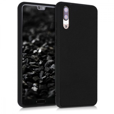 Husa pentru Huawei P20, Nylon, Negru, 45846.01 foto