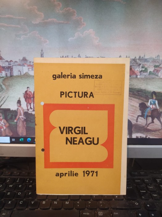 Virgil Neagu, catalog, Expoziția de pictură, București, aprilie 1971, 120