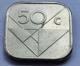 293. Moneda Aruba 50 cents 1993