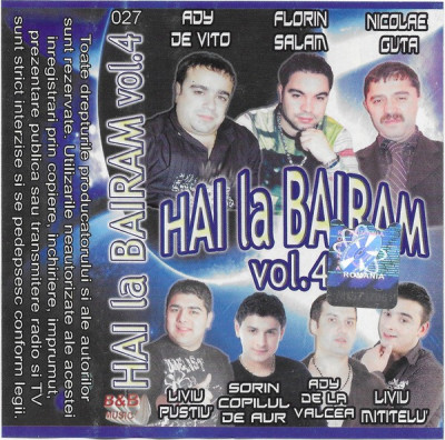 Casetă audio Hai La Bairam Vol.4, originală foto