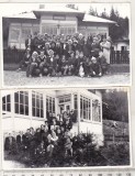 Bnk foto Grup la Cabana Diham - anii `70, Alb-Negru, Romania de la 1950, Cladiri