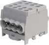 Clema de distributie gri 4 intrari ( 1x35+3x25mm2) si 4 iesiri (1x35+3x25mm2), Pollmann