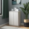 VidaXL Dulap, alb, 60x36x84 cm, lemn masiv de pin 808109