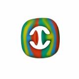 Jucarie Antistres Senzoriala Cauciuc Multicolor, 6cm, Ideallstore - Fete/Baieti, 10+ Ani