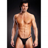 Chiloti Jock Strap Microfibra Cu Inele Metalice S/M