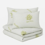 Set Complet Aloe Vera , Pilota 200x210 cm + 2 Perne 50x70 cm