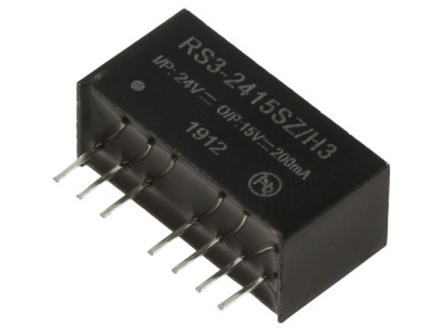 Convertor DC/DC 3W 15V 0,2A SIP8 foto