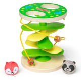 Centru de joaca pentru dezvoltarea motricitatii la bebe si toddler casuta din copac cu rollercoaster, Melissa &amp; Doug