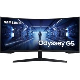 Monitor LED Samsung Gaming Odyssey G5 LC34G55TWWPXEN Curbat 34 inch UWQHD VA 1 ms 165 Hz HDR FreeSync Premium