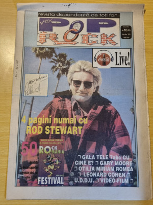 vox pop rock iunie 1995-rod stewart,nicu alifantis,m.baniciu,alexandru andries foto