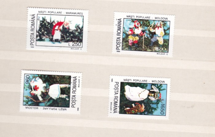 TSV % - 1996 LP 1400 MĂȘTI POPULARE, MNH/**LUX